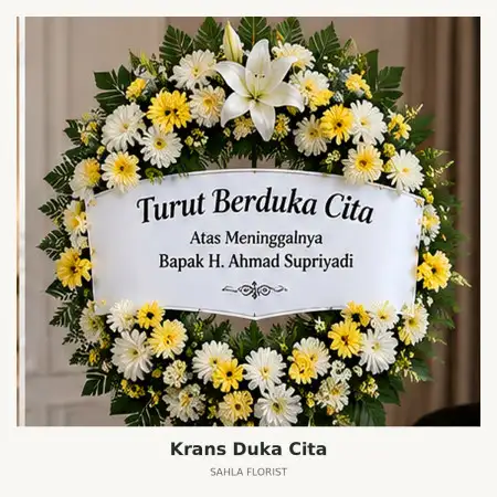Krans Bunga Duka Jatinegara